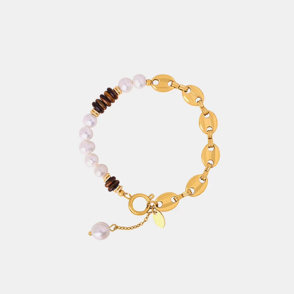 18K Gold-Plated Titanium Steel Bracelet - Gold